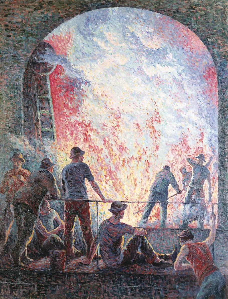 Maximilien Luce. The Steelworks