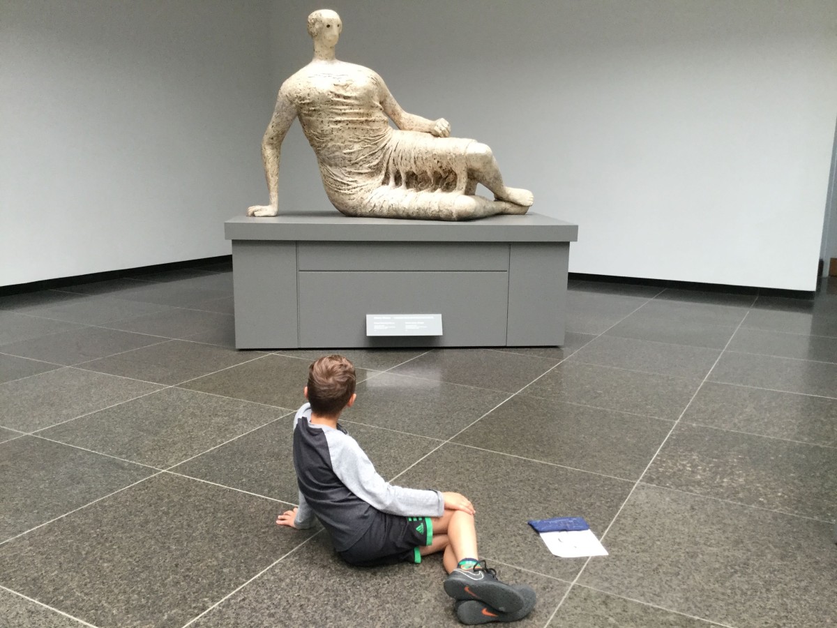 Henry Moore viewing