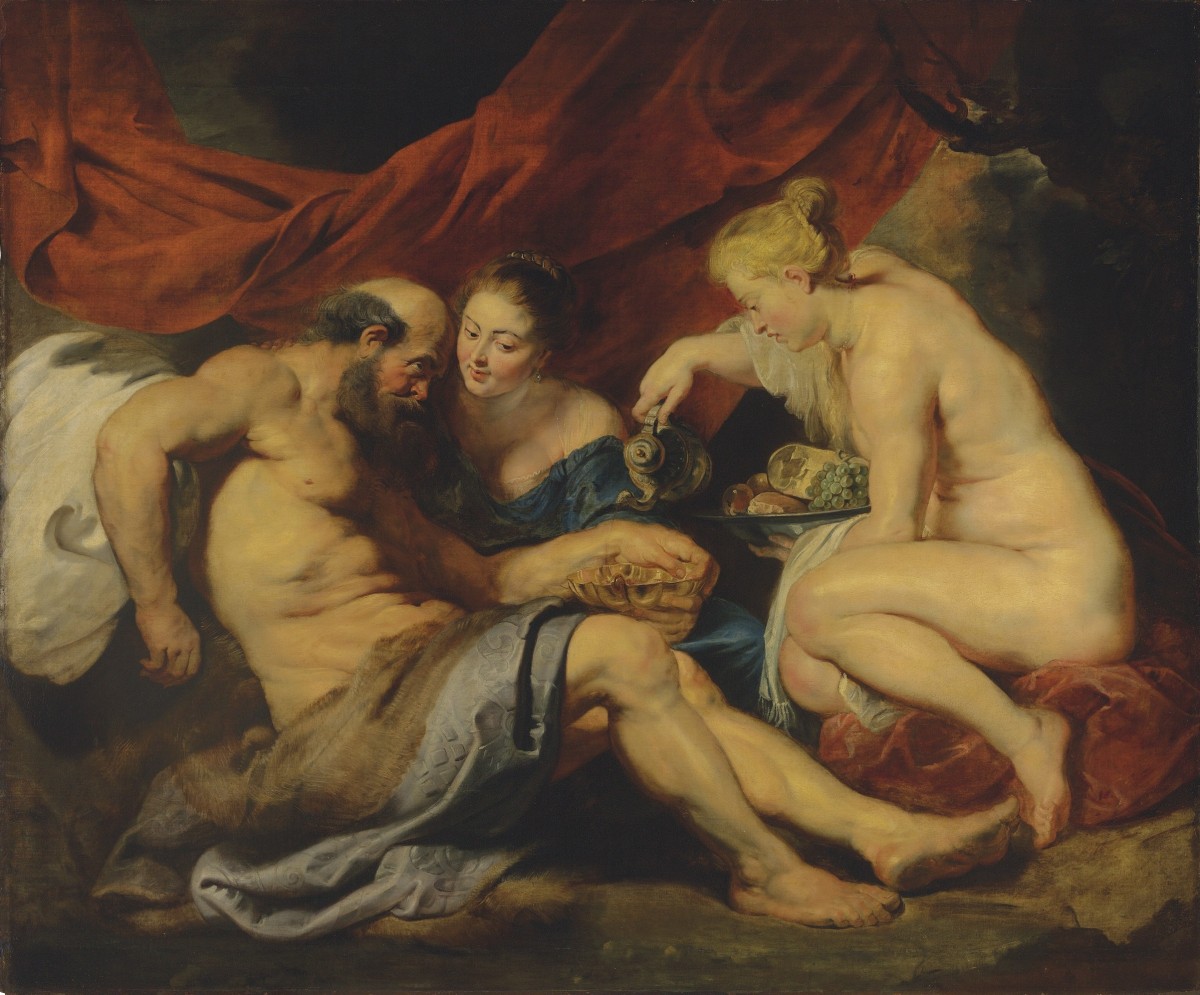 Peter Paul Rubens. Lot and His Daughters