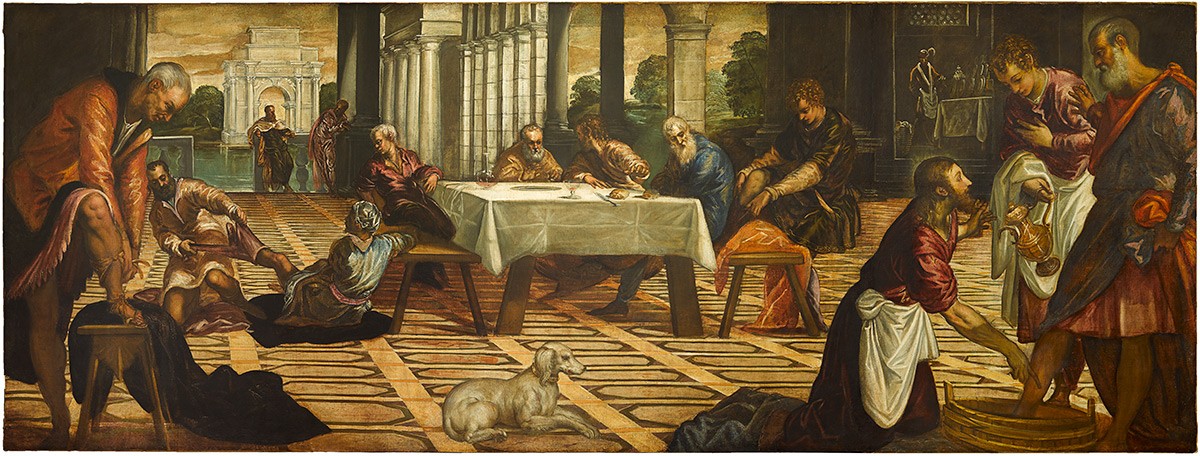 Jacopo Tintoretto, Christ Washing His Disciples' Feet, c. 1545