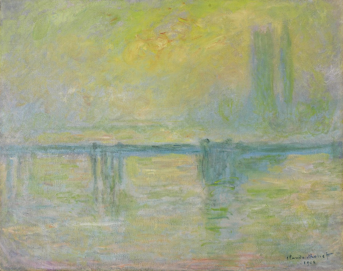 Claude Monet, Charing Cross Bridge, brouillard
