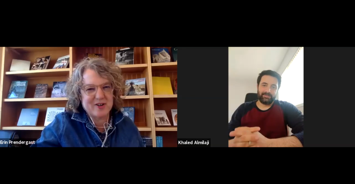Erin Prendergast in conversation with Dr. Khaled Almilaji