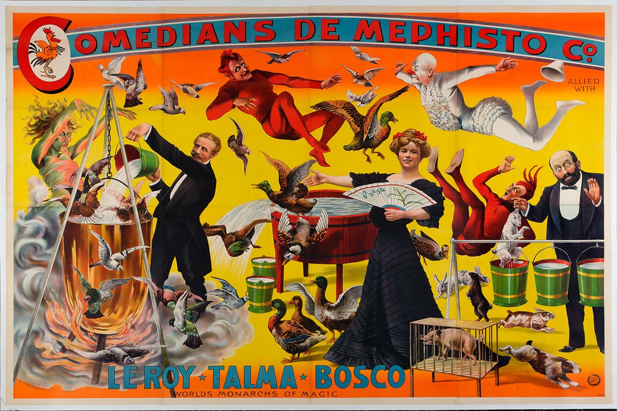 Adolph Friedländer, Comedians de Mephisto Co. Allied with Le Roy-Talma-Bosco