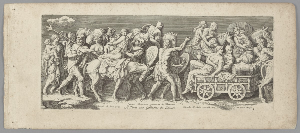 engraving on paper, Plate 2, from The Entry of the Emperor Sigismund into Mantua