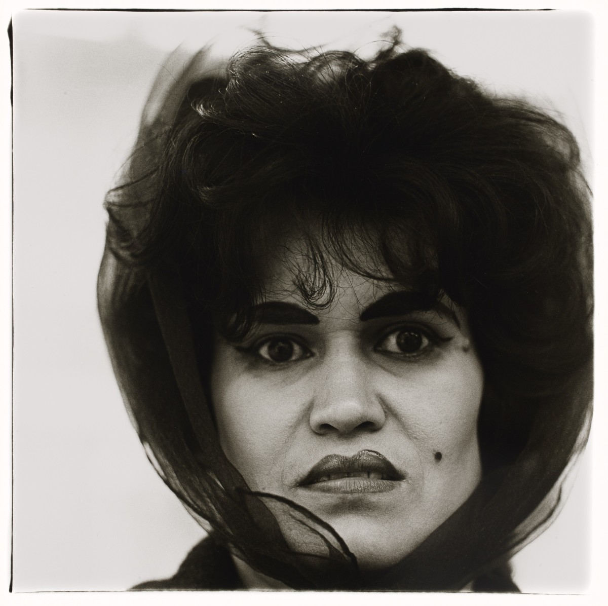 Diane Arbus, Puerto Rican woman with a beauty mark