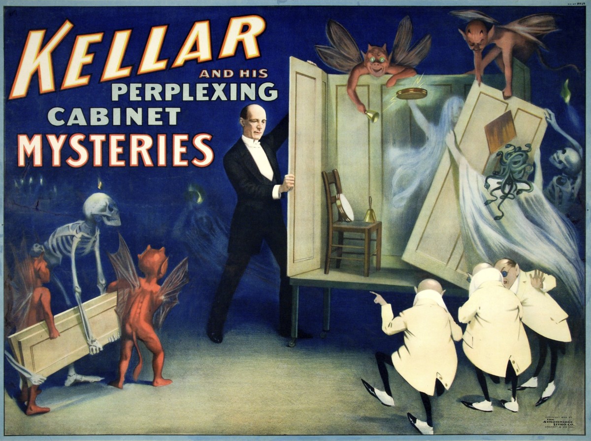 Strobridge Lithographing Company, Kellar and His Perplexing Cabinet Mysteries