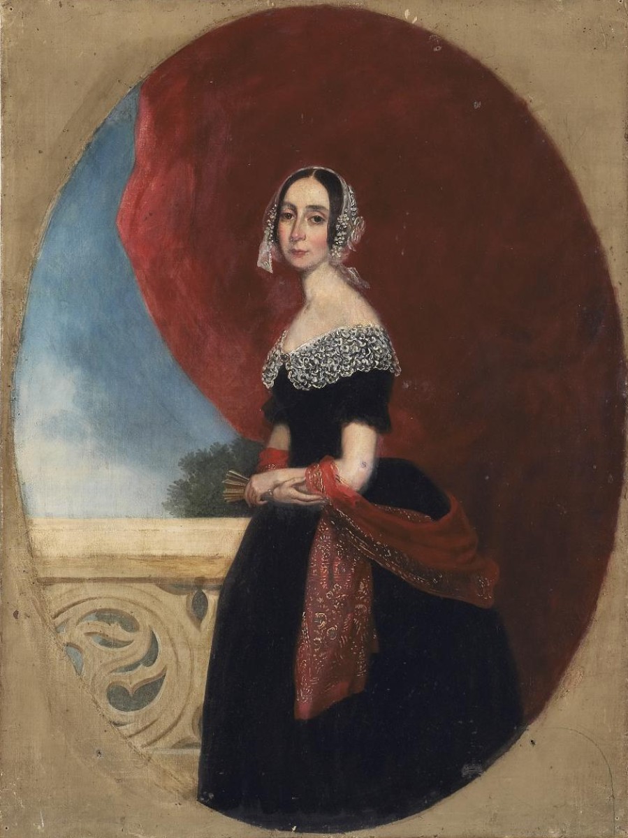 George Theodore Berthon. Portrait of Anna Maria Walton Beck Boulton