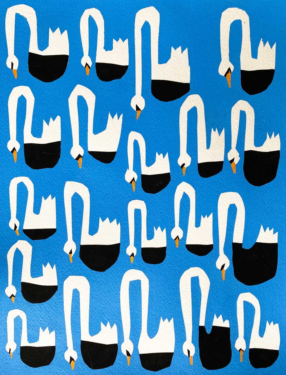 Dana Slijboom, 20 Oil Spill Swans