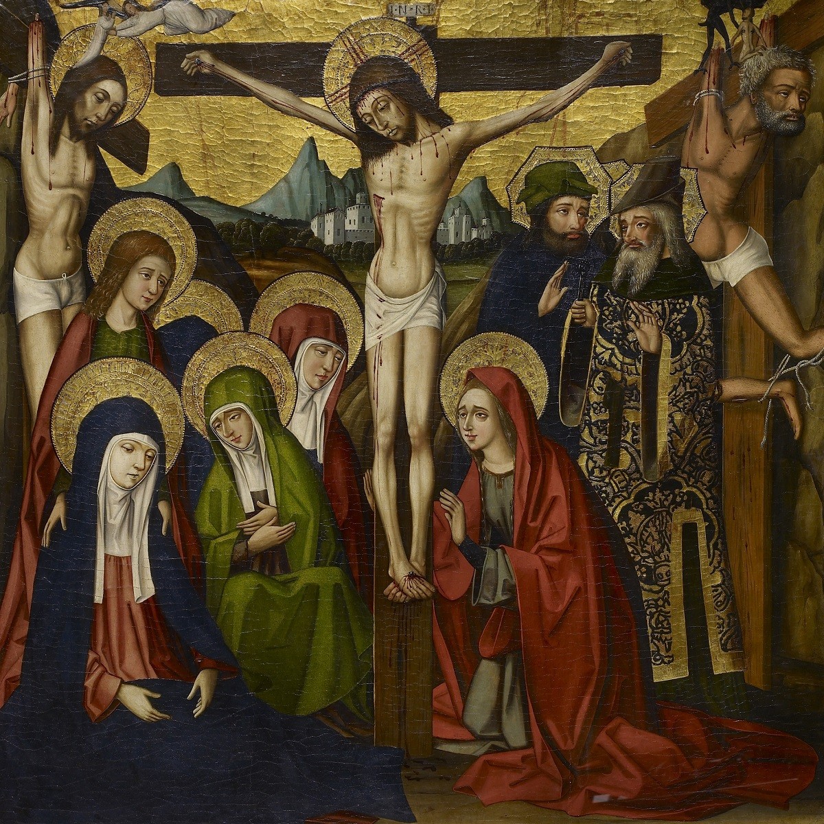 Master of Játiva. The Crucifixion, late 1400s