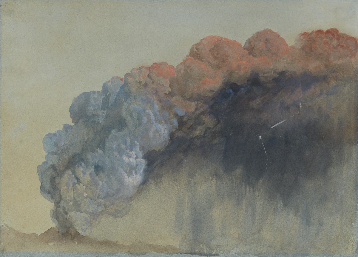 Clarkson Stanfield. The Eruption of Mount Vesuvius, New Year's Day