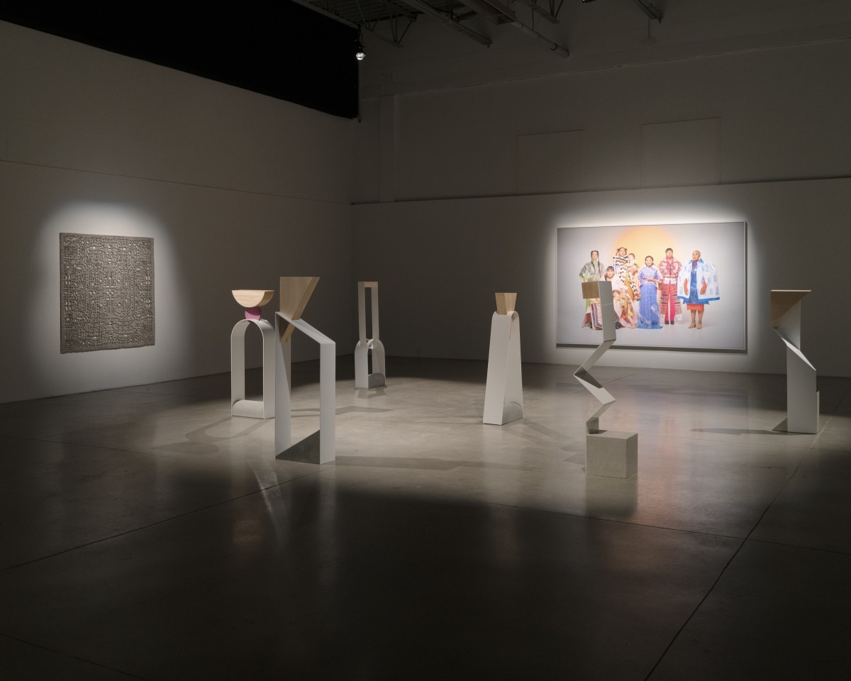 Installation view: Caroline Monnet, Echoes From a Near Future