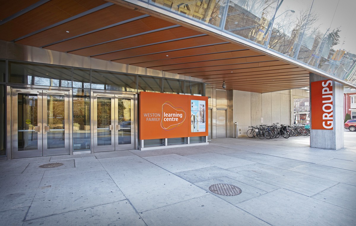 Weston Family Learning Centre entrance for groups