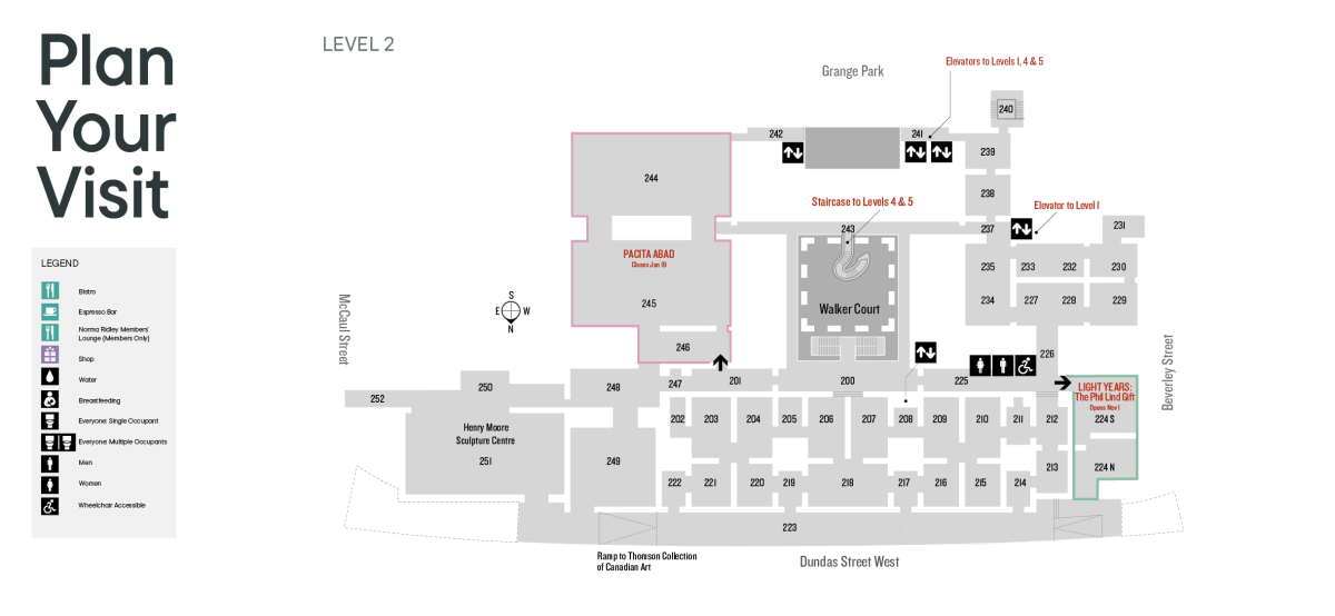 Gallery map Level 2