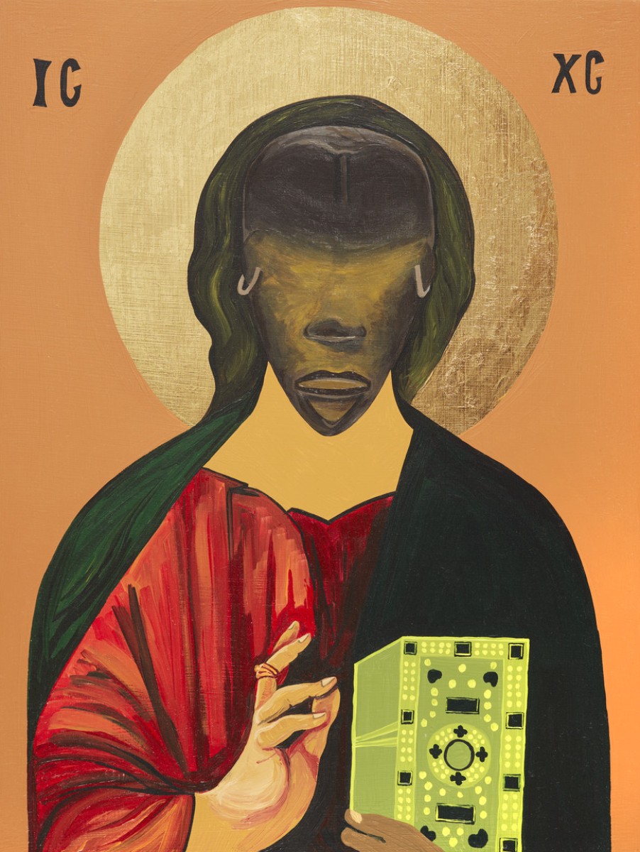 Moridja Kitenge Banza. Christ Pantocrator No 13