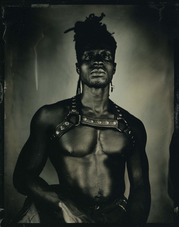 Bidemi Oloyede, Tintype of Oluseye Ogunlesi. Toronto. Wet Plate Photography 2019