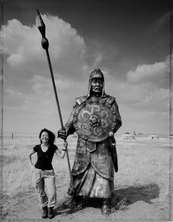 Elaine Ling, Self-Portrait, Mongolia