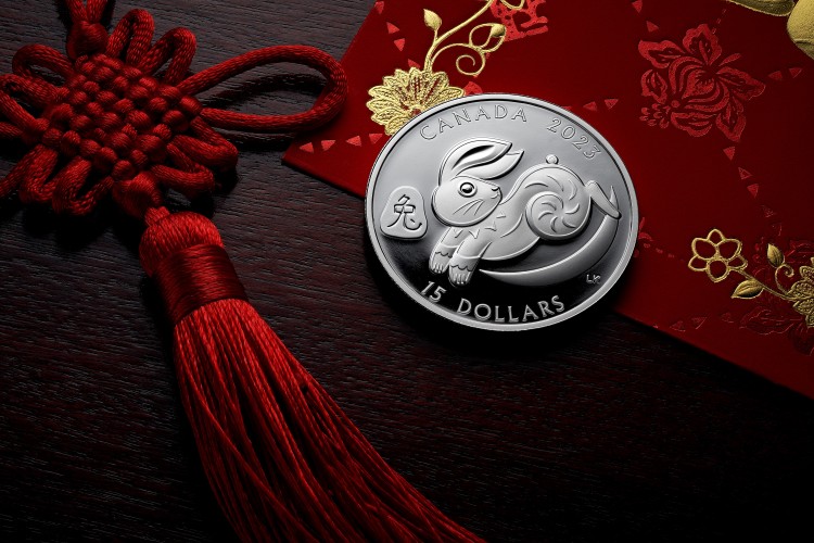 2023 Pure Silver Rabbit Coin from Lunar Year series