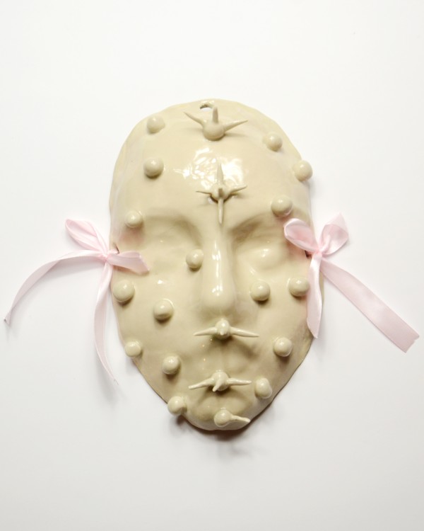 ceramic mask by Patricia Ellah 