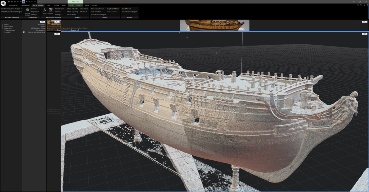 The Photogrammetric Rendering of The Bristol ship