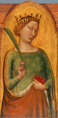 Bernardo Daddi, A Crowned Virgin Martyr