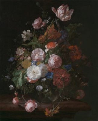 Still Life with Flowers, painting by Rachel Ruysch