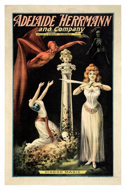 Adelaide Herrmann and Company, poster by the Metropolitan Printing Company