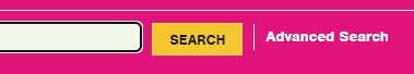 Advanced search option to the right of the Search menu