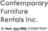 Contemporary Furniture Rentals Inc. Chairman Mills logo