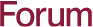 Forum logo