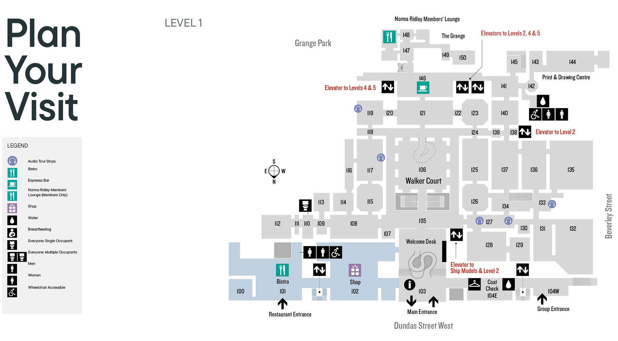 Gallery Map Level 1