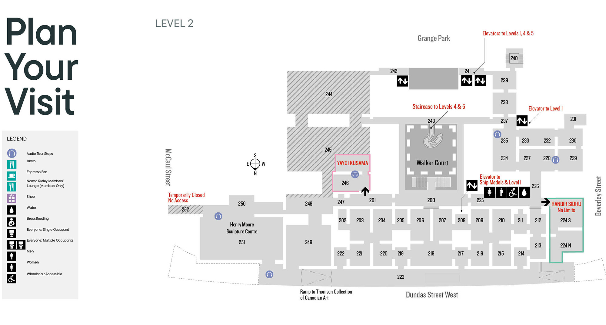 Gallery Map Level 2