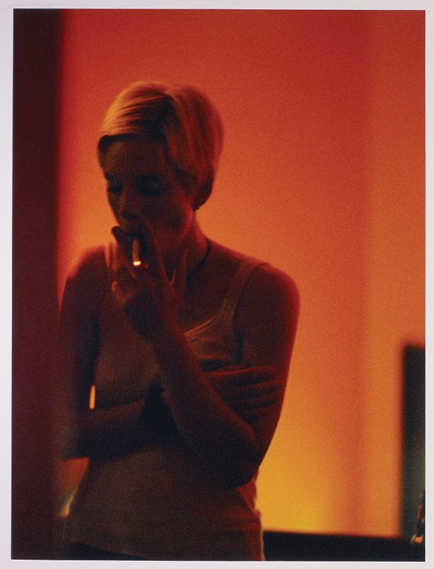 Paul Graham, Untitled (Smoking girl in orange light)