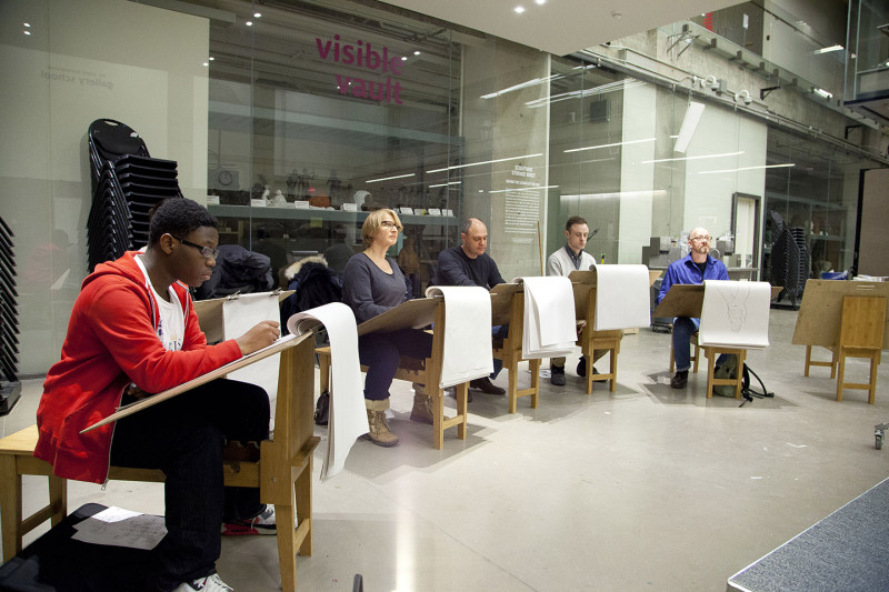 Drawing class in the AGO's Visible Vault