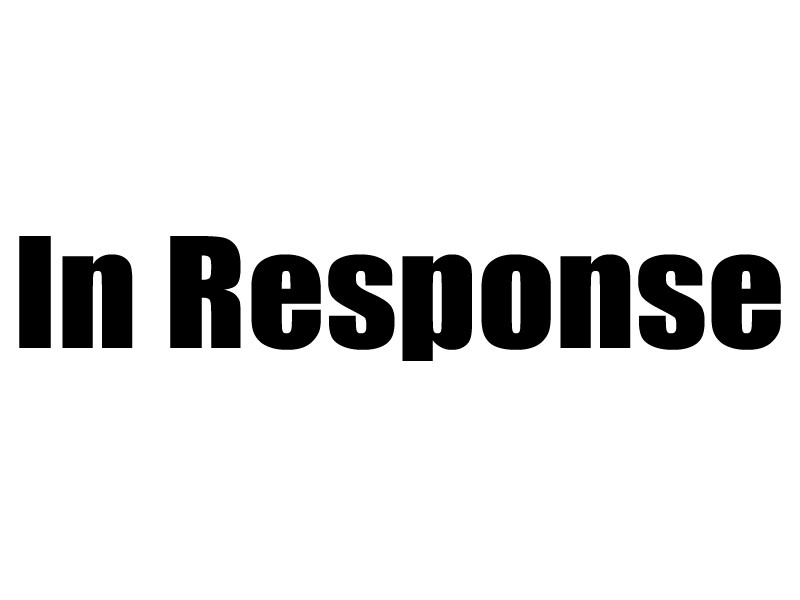 In Response text