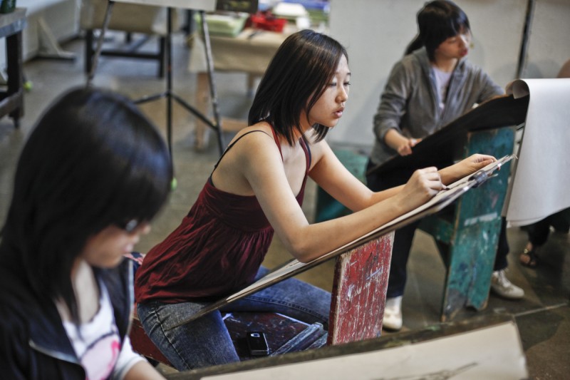 Youth life drawing