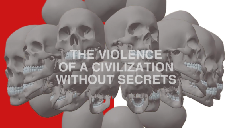 Zack Khalil and Adam Shingwak Khalil [in collaboration with Jackson Polys]The Violence of a Civilization Without Secrets (still)