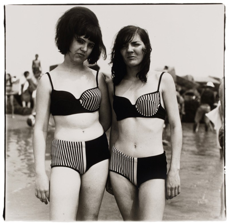Diane Arbus, Two girls in matching bathing suits
