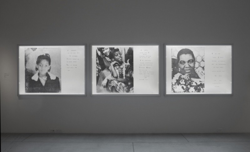 June Clark. Formative Triptych, 1989