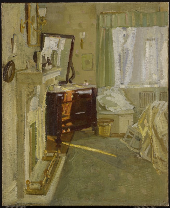 Helen Galloway McNicoll, Interior, c. 1910. Oil on canvas, overall: 55.9 x 45.9 cm. Purchase, 1976. © Art Gallery of Ontario, 75/100.