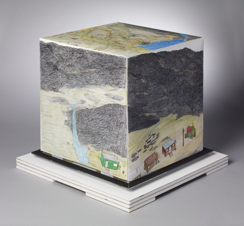 Shuvinai Ashoona. Composition (Cube)