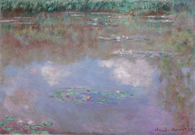 Claude Monet, The Water Lily Pond (Clouds), 1903. Oil on canvas.