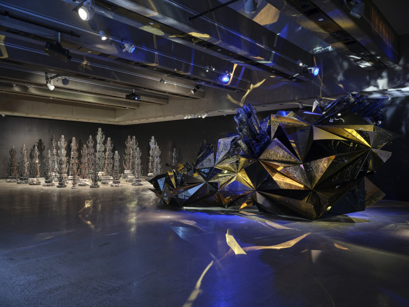 Installation view of Ranbir Sidhu exhibition