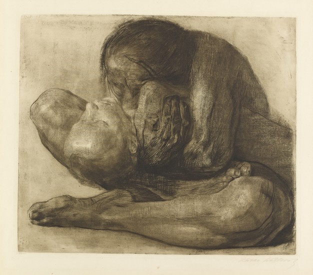 woman with dead child by Käthe Kollwitz
