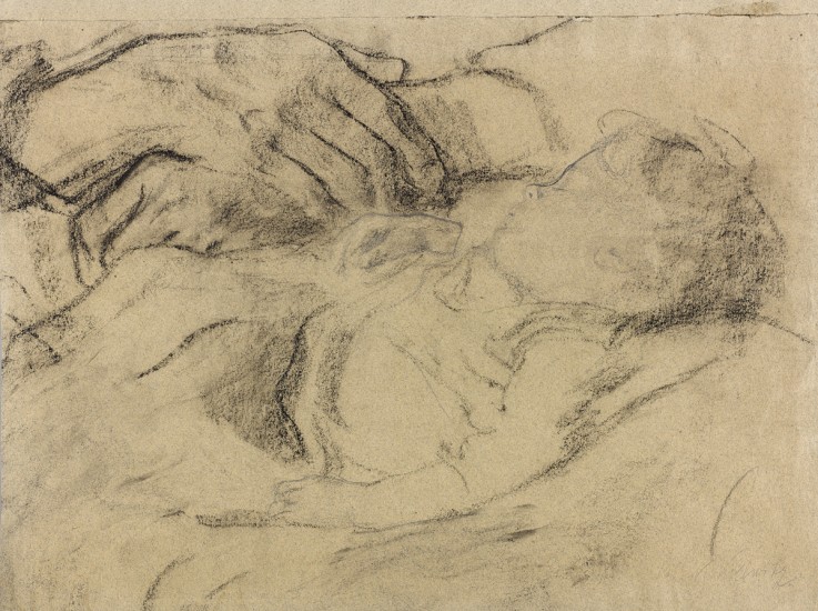 kollwitz Sleeping Child in the Lap of her Mother 