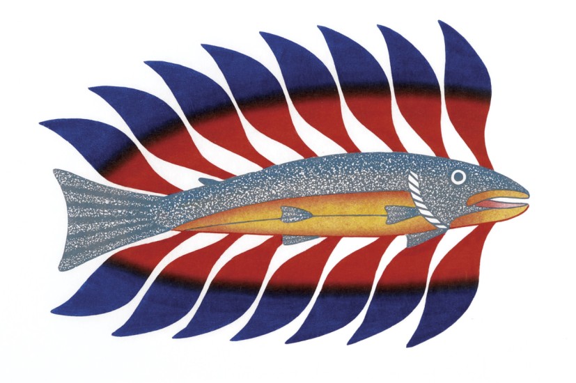 Kenojuak Ashevak, Luminous Fish