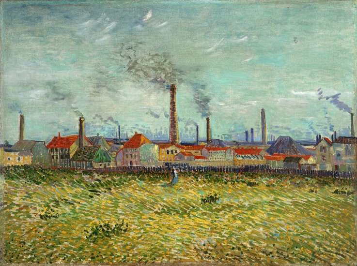 van gogh painting of factories