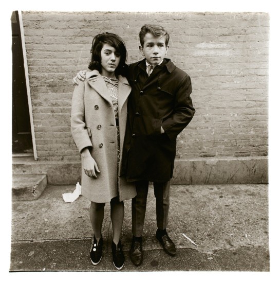 Diane Arbus, Teenage couple on Hudson Street, N.Y.C., 1963