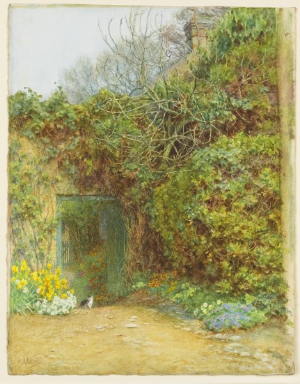 Helen Paterson Allingham, The Dairy Door, Farringford, Lord Tennyson’s Home