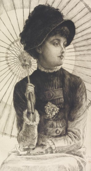 Summer, Etching and drypoint on paper by James Tissot