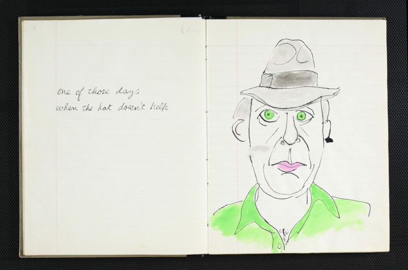 Leonard Cohen, One of those days (Watercolour Notebook)